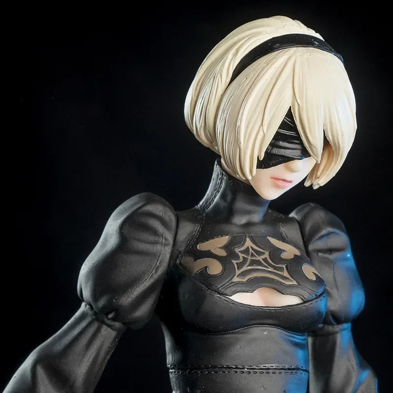 Yorha Figur NieR Automata 2B Nr. 2 Typ B Anime Figuren Deluxe 28 cm PVC Modell Action Figur Sammlung Dekoration Spielzeug Geschenke