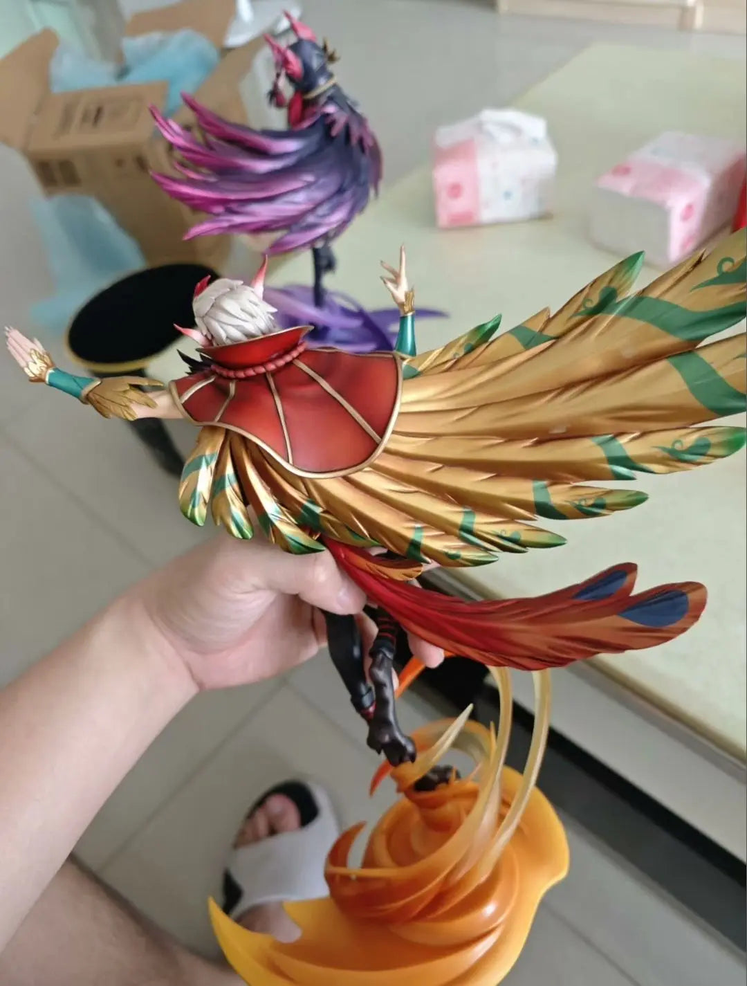 In Stock HobbyMax League of Legends Anime Characters Rakan and Xayah 1/7 Statue Figure Collection Gift Model
