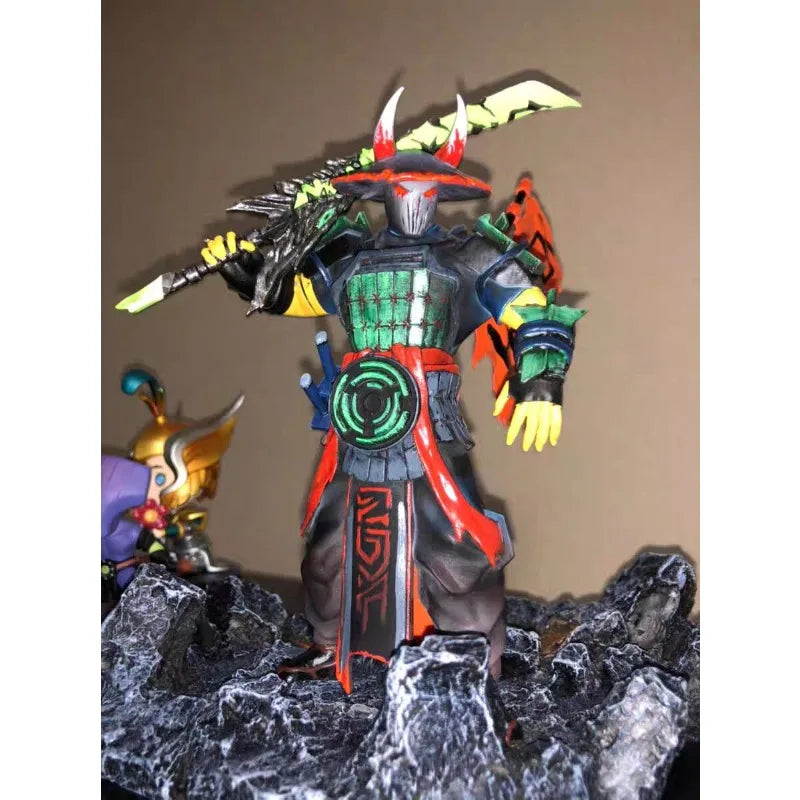 20cm DOTA2 Figure JUGG Handmade Customization Anime Collectible Model Resin Desktop Decorations Holiday Gifts Children Toys