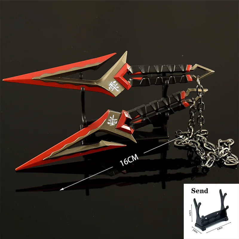 Нож Valorant Melee, играчка Kuronami No Yaiba, меч, настолен орнамент, нож, играчка, игра, периферни устройства, фигурка, метални занаяти, подаръци