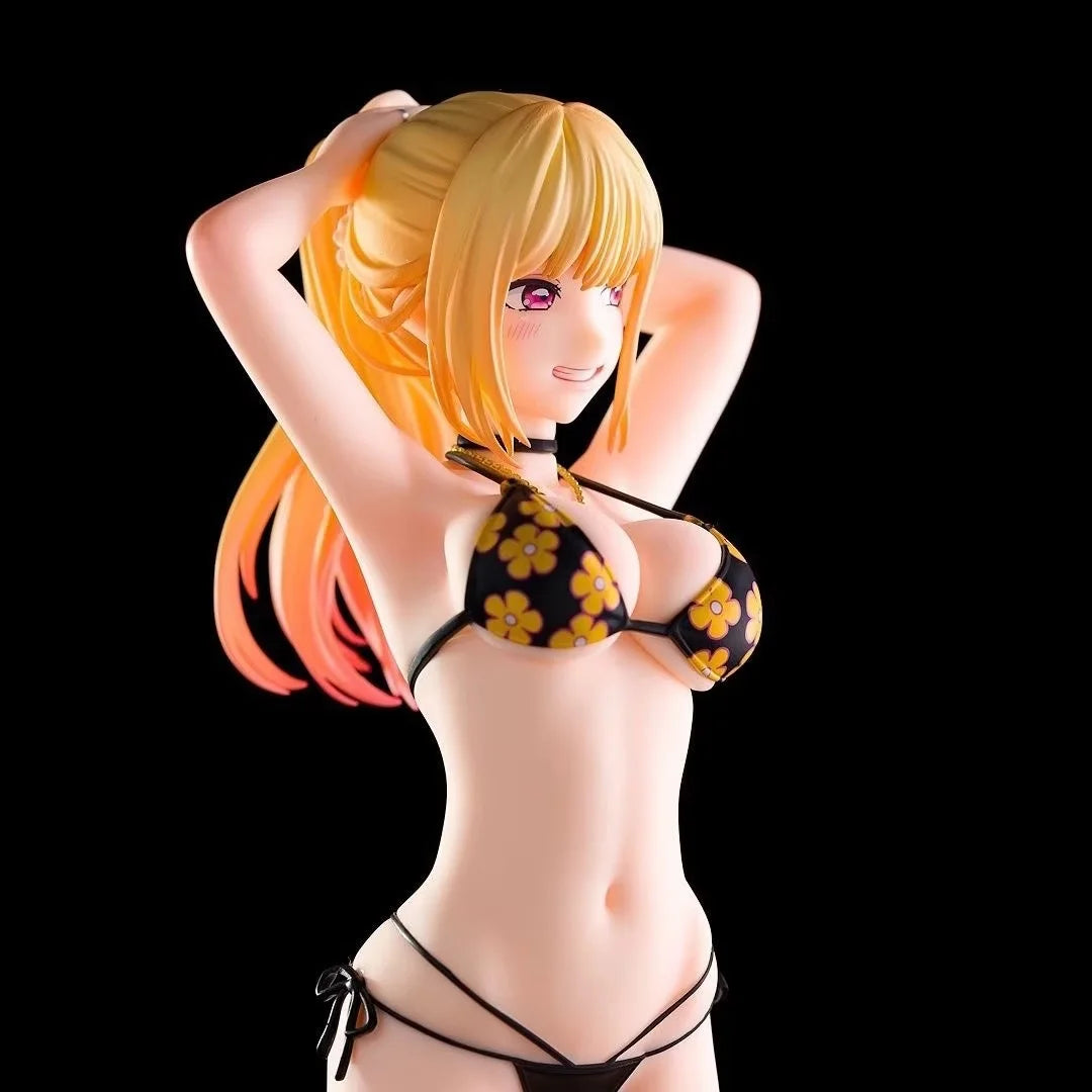 Kitagawa Marin Swimsuit Figure, Cute Beautiful Girl Model, Cartoon Desktop Ornament, Collectible Toy Gift For Anime Hobby Fans