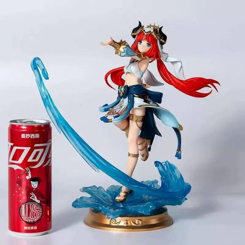 Female Dancer Nilu Garage Kit Action Figure - Two-Dimensional Cartoon Beautiful Girl Model Ornament for Collectors And Gifts