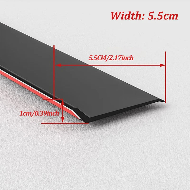 Home Window Water Blocking Bar Sliding Window Rain Weatherstrip Balcony Insulation Windproof Sealing Strip Flashing Board