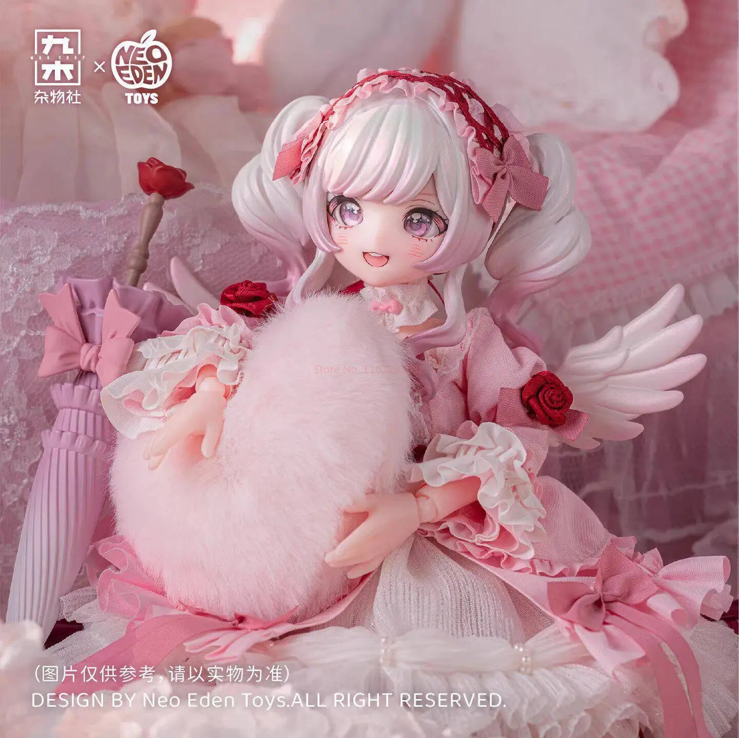22cm 1/6 Neoedentoys Luminous Night Twin Dream Cat Scale Bjd Blind Box Jointed Doll Articulated Collectible Figure Desktop Gifts