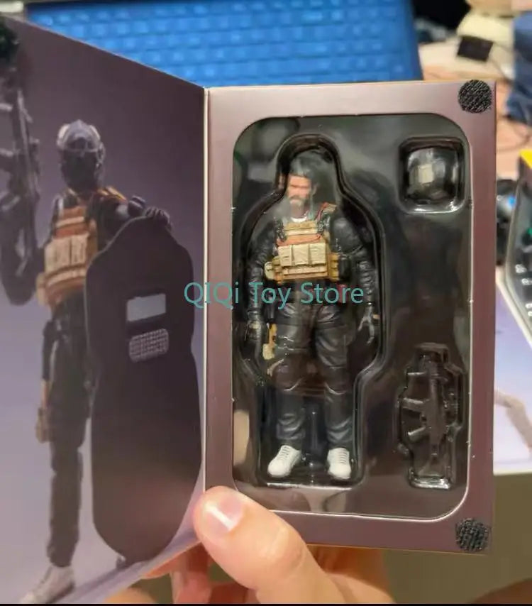 1/18 JOYTOY Mercenary Johnny Kahn Old K Hardcore Cool Play 3.75-inch Soldier Three-person Set SSWW2