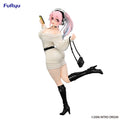 Hot Furyu Trio-Try-It Super Sonico Winter Memories Figure Cute Anime Display Sweater Statue Premium Collectible Models Toy Gifts
