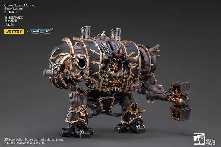【JOYTOY】Warhammer 40K Chaos Space Marines Black Legion Helbrute 1/18 Action Figure Toys