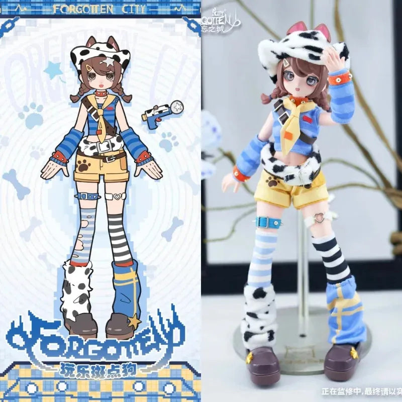 Forgotten City Series 1/8 Scale BJD Blind Box Mystery Box Caixa Caja Dolls Gift Desktop Ornament Anime Figure Toys