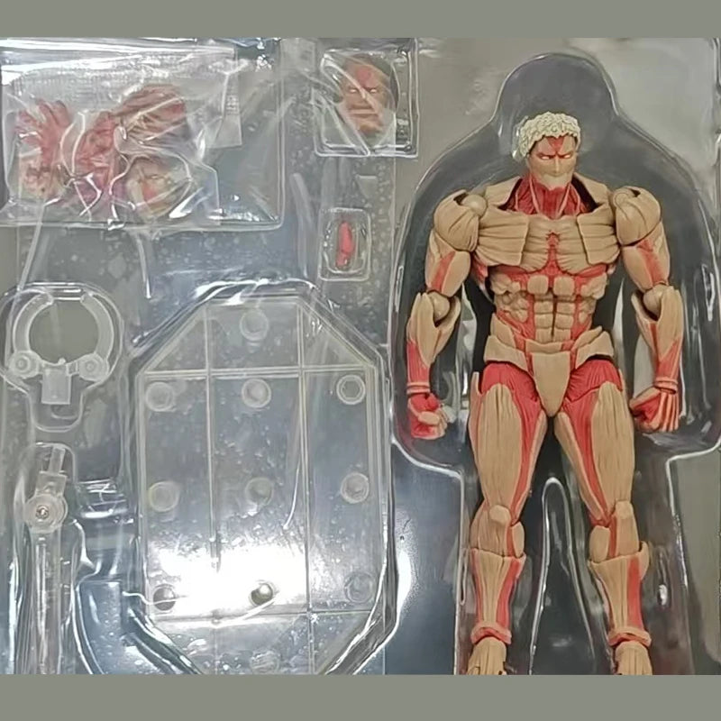 Kaiyodo Armored Titan Figures Revoltech AMAZING YAMAGUCHI Attack on Titan Eren Jaeger Anime  Action Figures Ko Model Toys Gift
