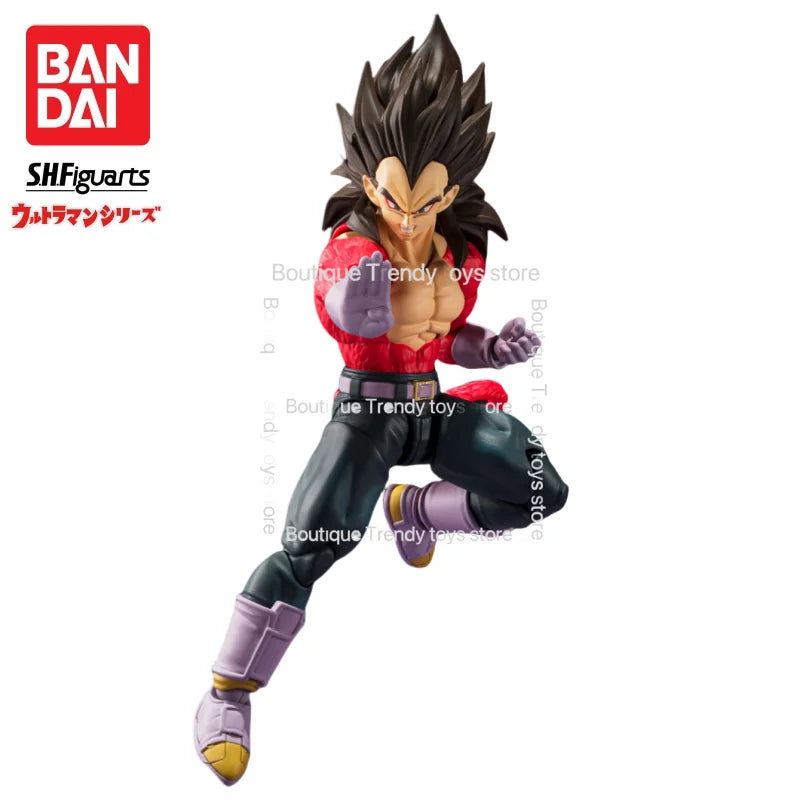 In Stock Bandai S H Figuarts Original Dragon Ball Vegeta IV Doll Brand New Boxed Action Figure Anime Characters Model Garage