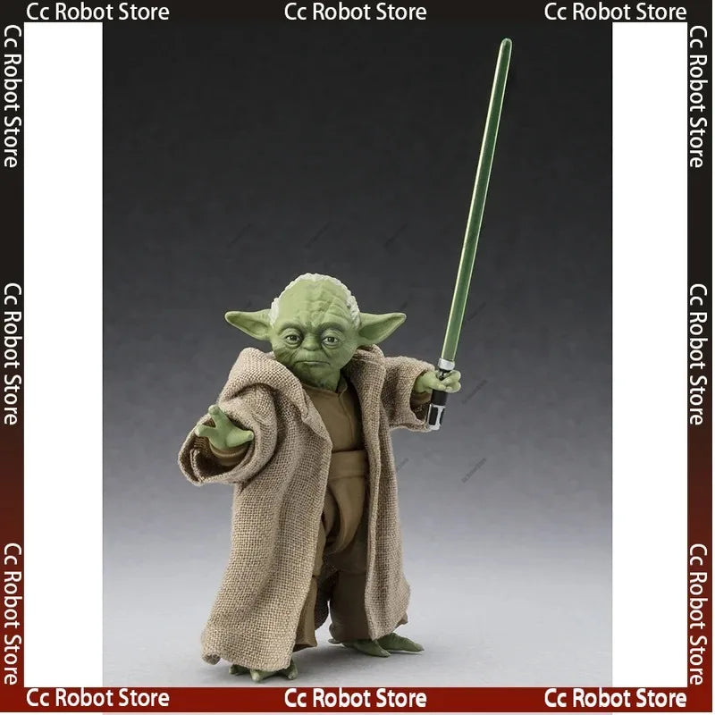 [In Stock] 100% Original Bandai S.H.Figuarts Yoda Classic Edition Star Wars Episode III: Revenge of The Sith Action Figure Toy