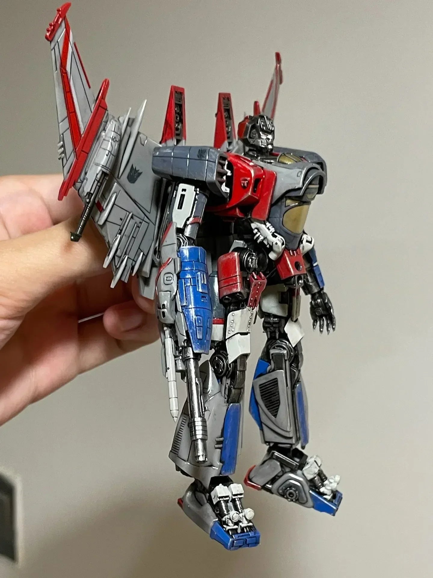 Spot Smart Kit SK02 Blitzwing SK08 Starscream TF6 Glue-free Transformation Toys Assembly Robot Anime Action Figures Movable Doll