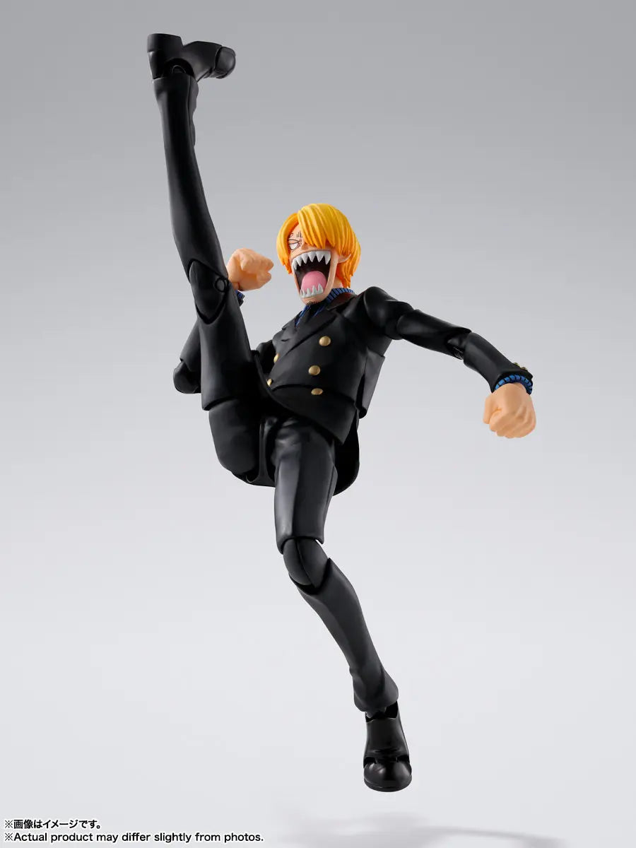 In Stock Bandai S.H.Figuarts SHF ONE PIECE Sanji Romance Dawn Anime Action Figure Toys Gift Model Collection