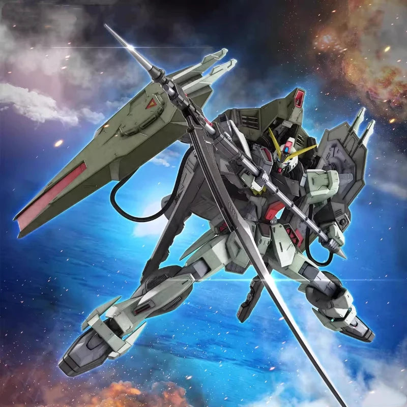 FM 1/100 GAT-X252 Forbidden Mecha Assembly Model Kit With Clear Decals Anime Action Figure Desktop Decoration Toy Gift For Boys