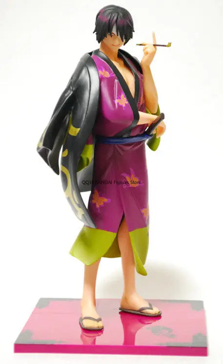 BANDAI Original Anime GINTAMA Takasugi Shinsuke Figure Prize Action Figure Model Hobbies Collectible Desktop Decoration