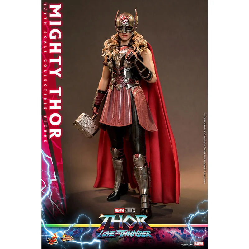 Original HotToys HT MMS663 Thor Love and Thunder 1/6 Mighty Thor In Stock Anime Action Collection Figures Model Toys