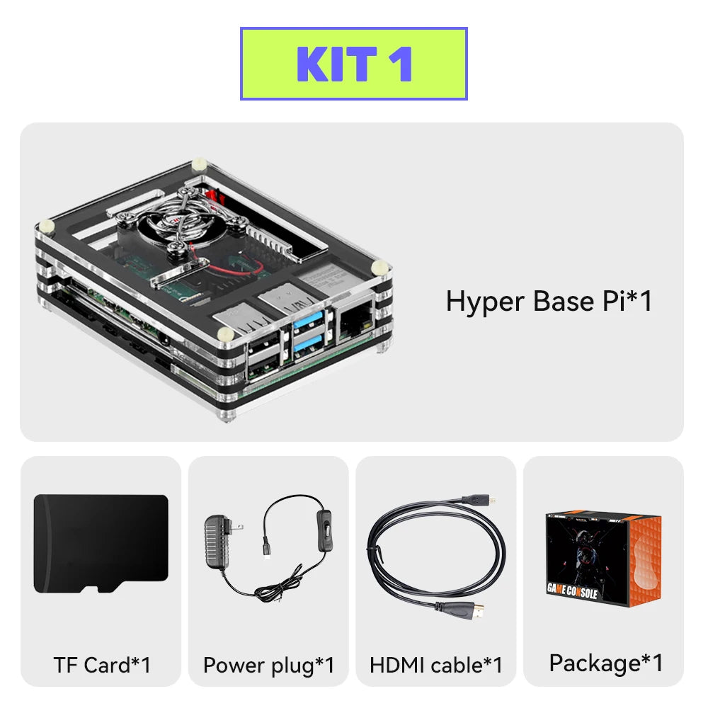 Raspberry Pi 4 Model B Retro Game Consoles Batocera OS Built-in 90000+ Games Handheld Video Gaming HDD For N64/PS1/PSP/MAME/SNES