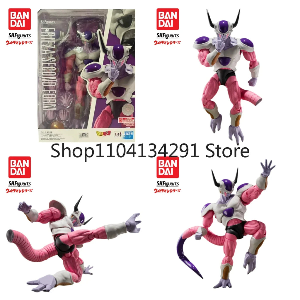 Original Stock Bandai Soul Limited Edition SHF Dragon Ball Z Frieza Great King Frieza Second Form Exquisite Gift Toy Model