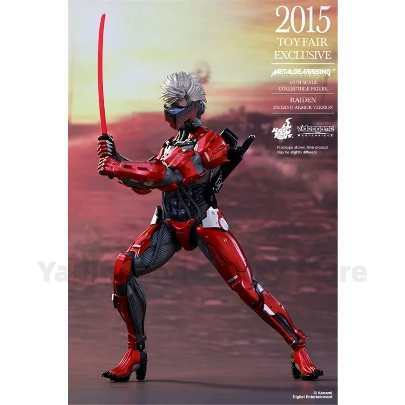 In Stock HOTTOYS HT 1/6 VGM19 Metal Gear Rising Red Thunder Venue Limited Edition Action Figure Model Gift Collection