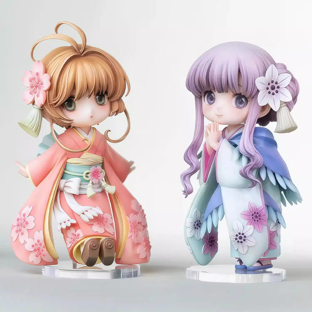 2026 New Cardcaptor Sakura Anime Figures KINOMOTO SAKURA Figure Tomoyo Daidoji 5cm Cute Toys Girl Room Ornament Festival Gift