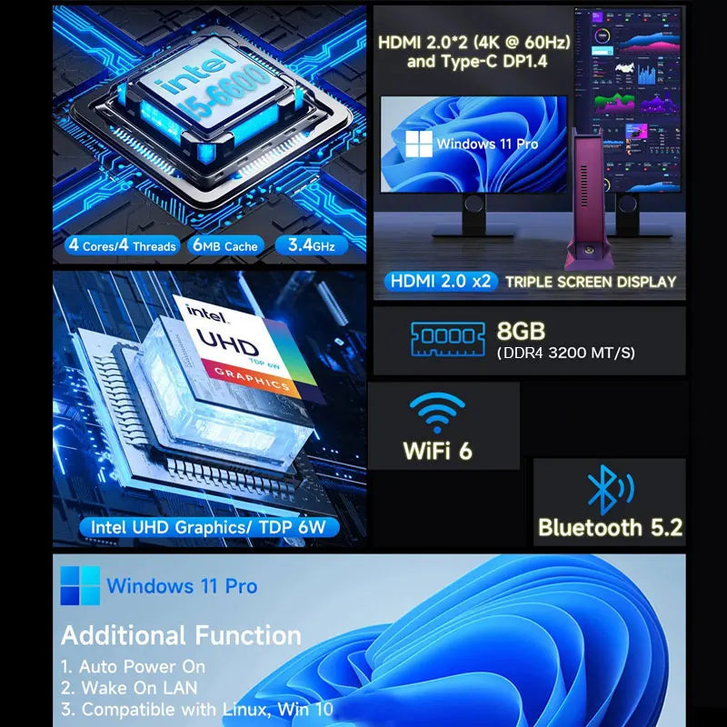 Support 3D Video Games Win11 And Batocera G3 Pro Retro Game Box 99999+GAME 2TB Game System For PS2 PS3 WIIU WII SS Saturn Intel