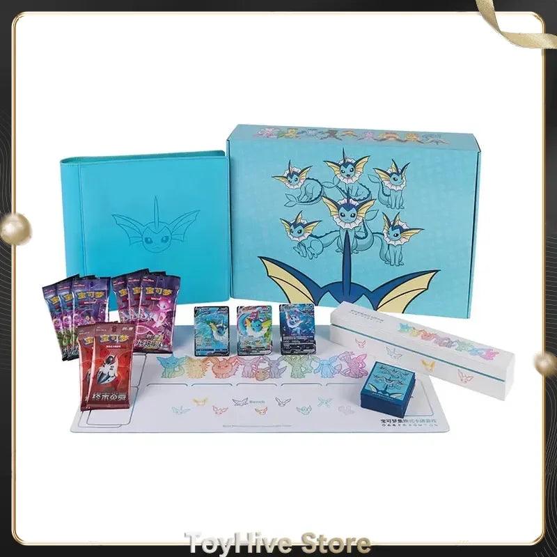 Pokemon TCG Eevee Cards Collection Simplified 6.0 Advanced Special Chinese Edition Custom Set Game Collection Toys Box Gift