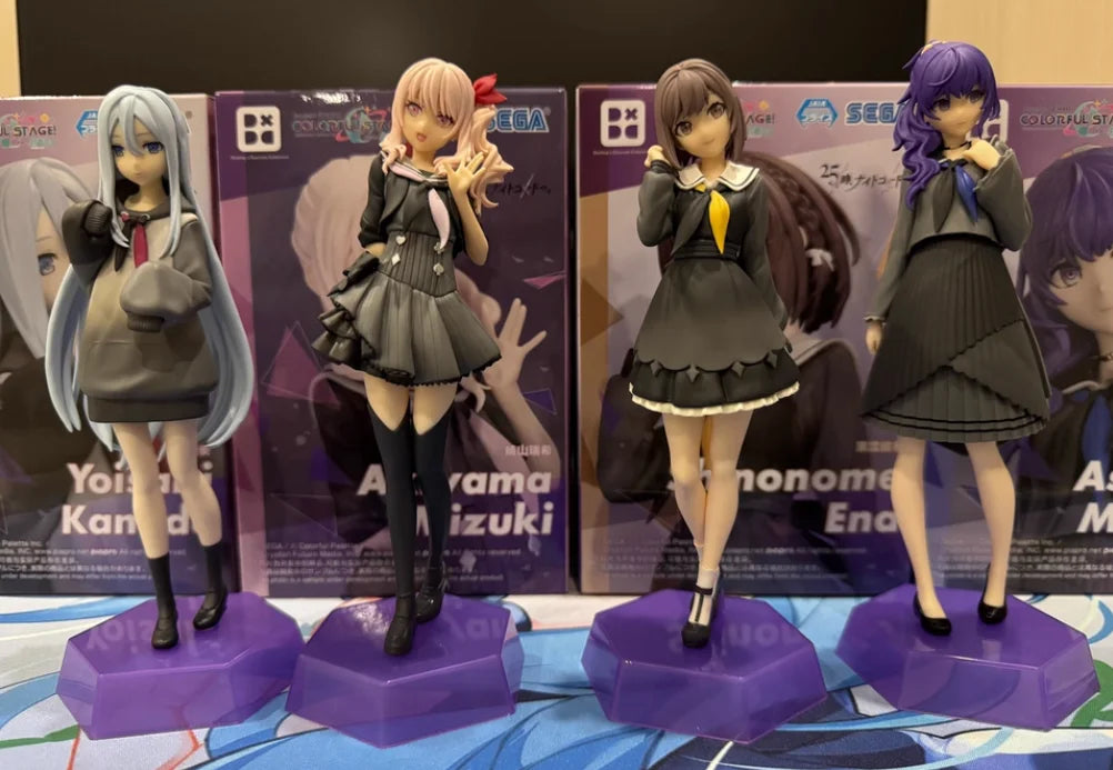 Authentic In Stock SEGA Project Mirai 2 Yoisaki Kanade Akiyama Mizuki Handmade Action Figure Collect Ornaments