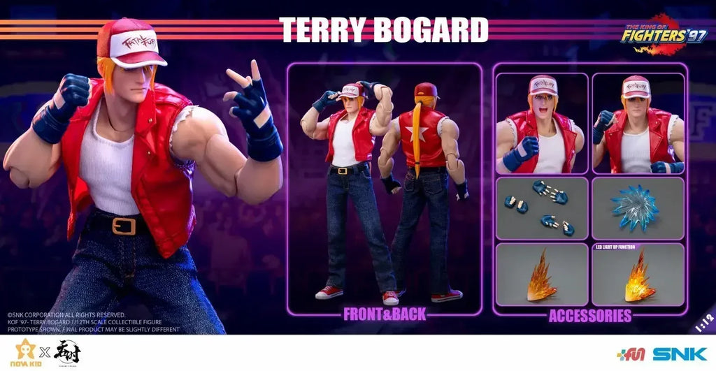 New Stock TUNSHI STUDIO TS-XZZ-005 1/12 Scale Terry Bogard with Double Head Full Set 15.5cm Action Figure Body Model For Fans