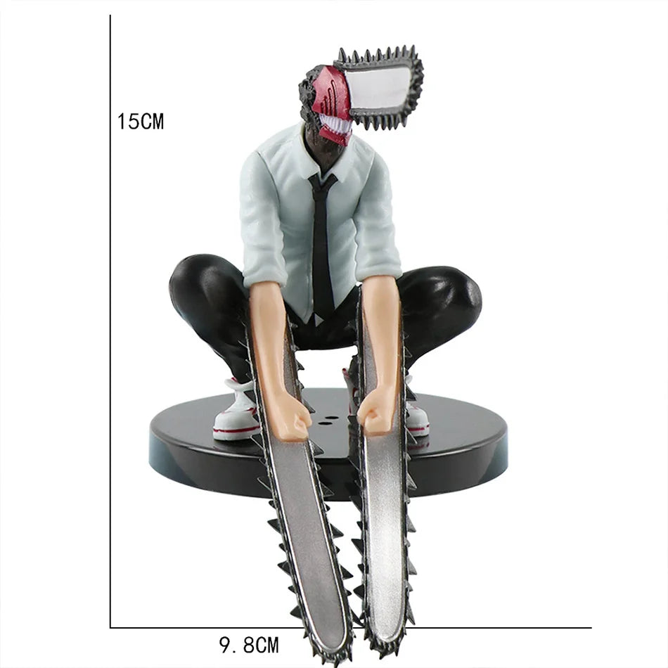 Chainsaw Man Denji Anime Figure Denji/Power Action Figure 1560 Chainsaw Man Denji Figurine Adult Collectible Model Doll Toy
