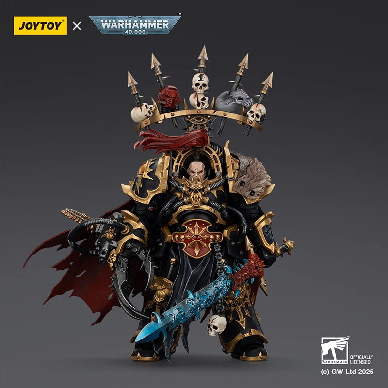 JOYTOY Dark Source Warhammer 40K Black Legion Warmaster Abaddon & Chosen Warriors 1:18 Figure Set Q1 2026