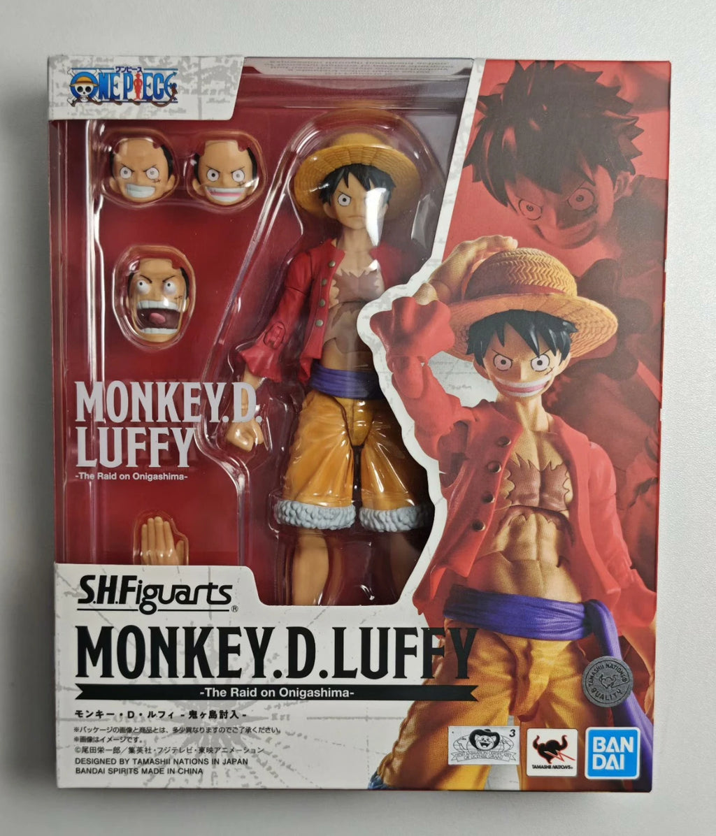 100% Original in Stock Bandai S.H.Figuarts SHF One Piece Monkey D. Luffy Romance Dawn Character Model Toy Gift Collection