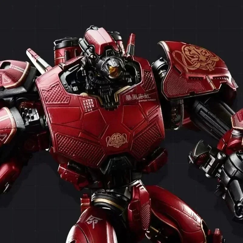 LING JIHUN Original Pacific Rim Crimson Typhoon Finished Mecha LED Light Emitting Action Robot Figures Toys  Collectible Mode