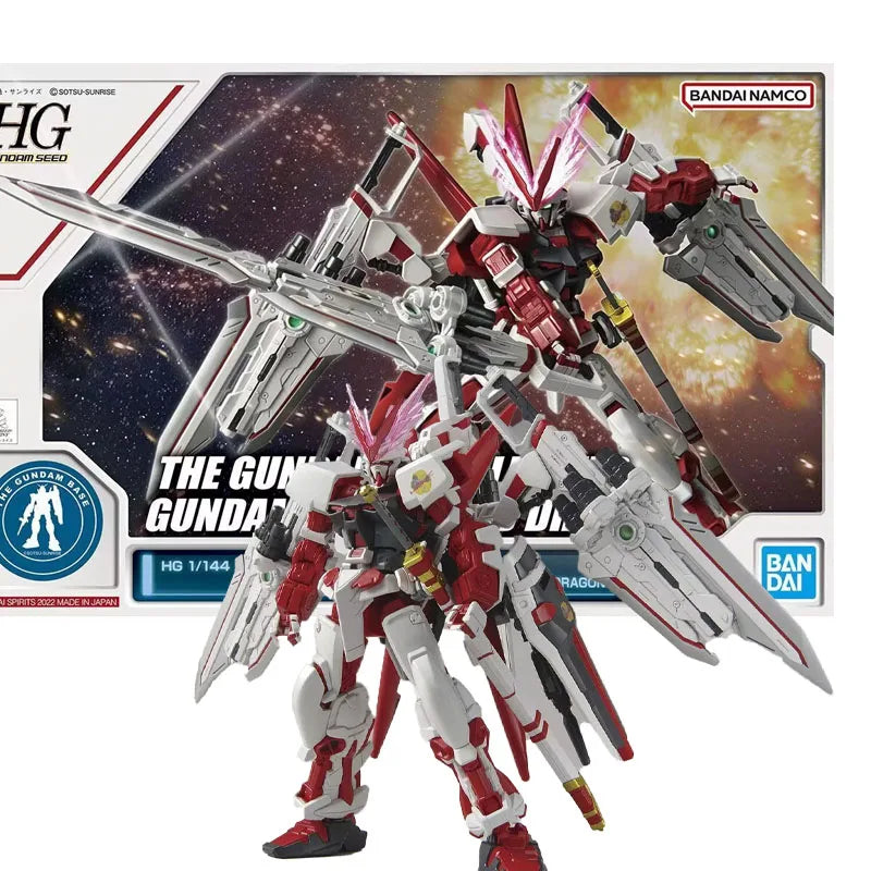 Bandai Gundam Base Limited HGCE 1/144 Red Heresy Red Dragon King's Sword Assembled Model Joint Moving DIY Collector