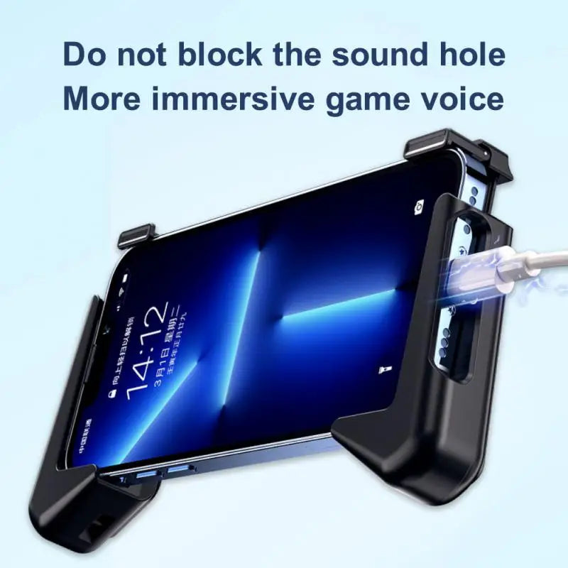 Two-in-one Mobile Game Controller Mobile Game Universal Portable Grip Non-slip Game Accessories