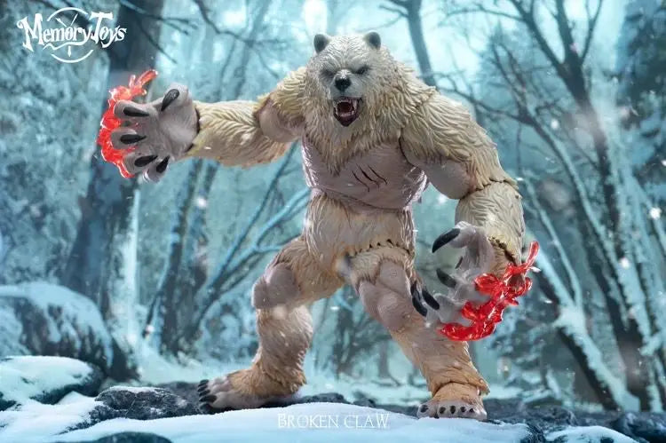 MemoryToys 1/10 Adventurer's World Berserker Bear Men Model Full Set 23cm Druid Animal Giant Panda Action Figure Toys Fans Gifts
