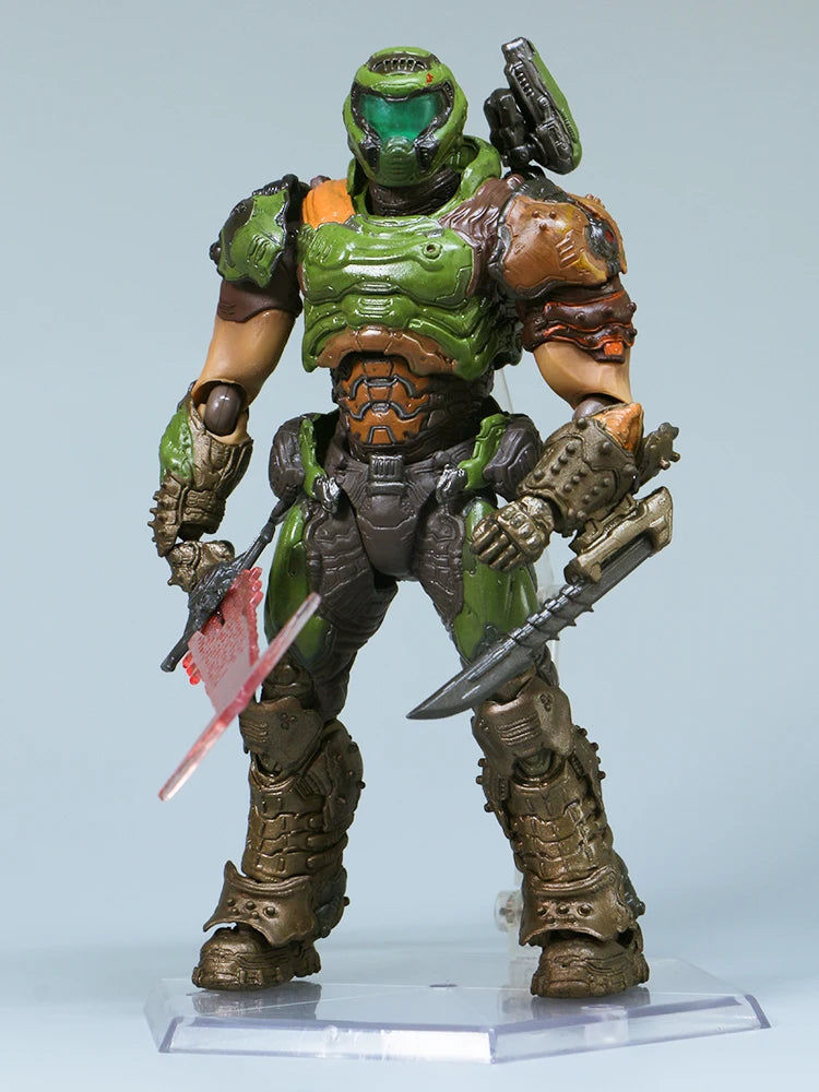 Doom Figma Doom Eternal SP-140 Doom Guy Doom Slayer 1/12 16CM  Action Figure Collection Game Model Statue Anime Movable Toy Gift