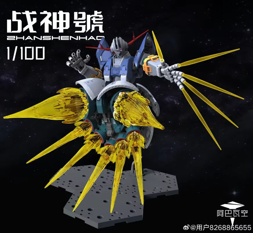 ABAWAKONG Model RG ZEONG Action Figure MSN-02 Anime Figures Zhanshenhao 1/100 Scale Assembly Model Kit Plastic Toy Birthday Gift