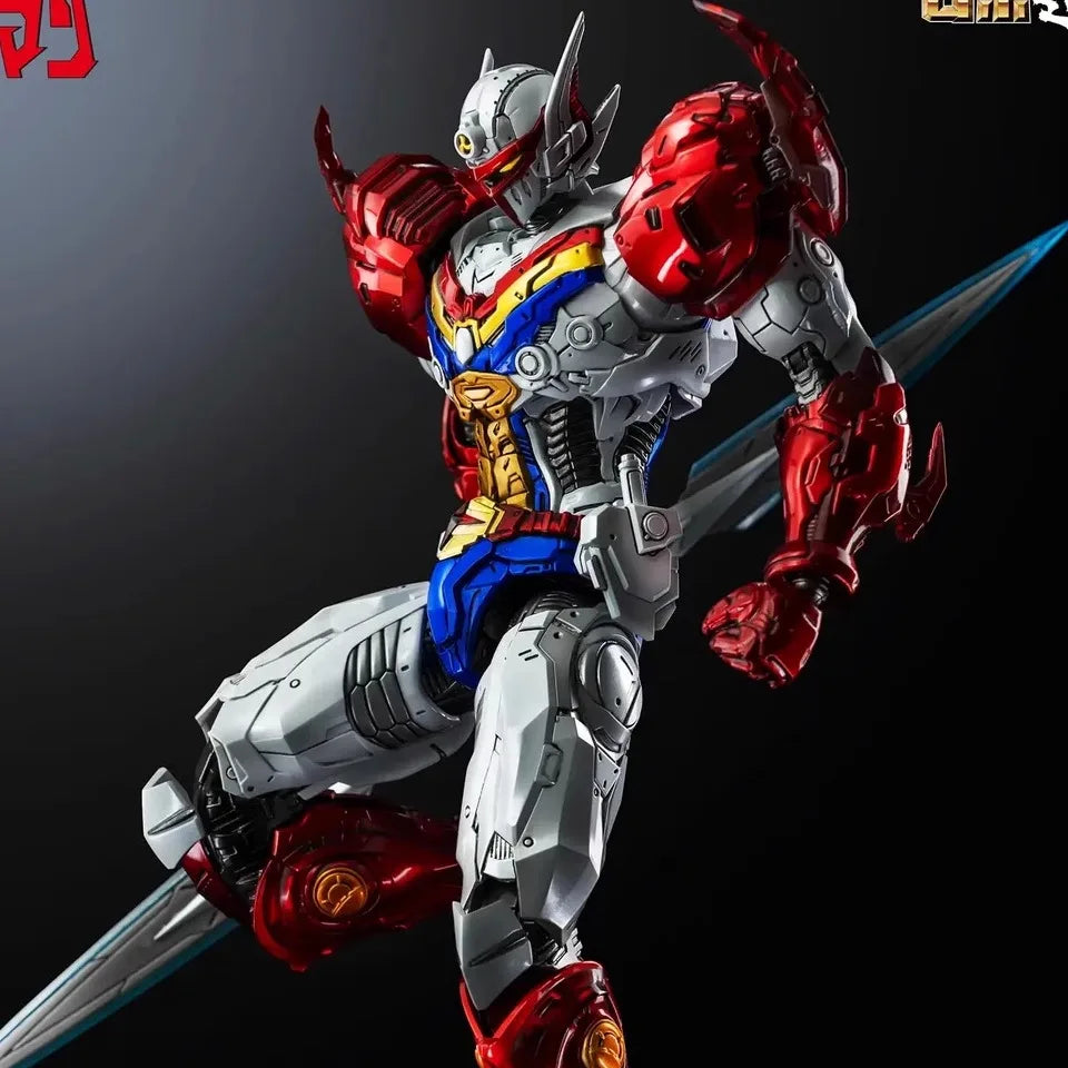 In Stock Threezero Cosmic Knight ROBO-DOU Cosmic Knight Metallic Version 3Z0540 Action Figure Collection Gift