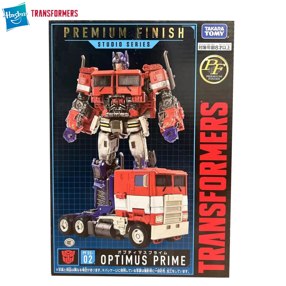 [In-Stock] Transformers Premium Finish PF SS-02 Optimus Prime 18cm Voyager Class Action Figure Robot Model Ornament Toys