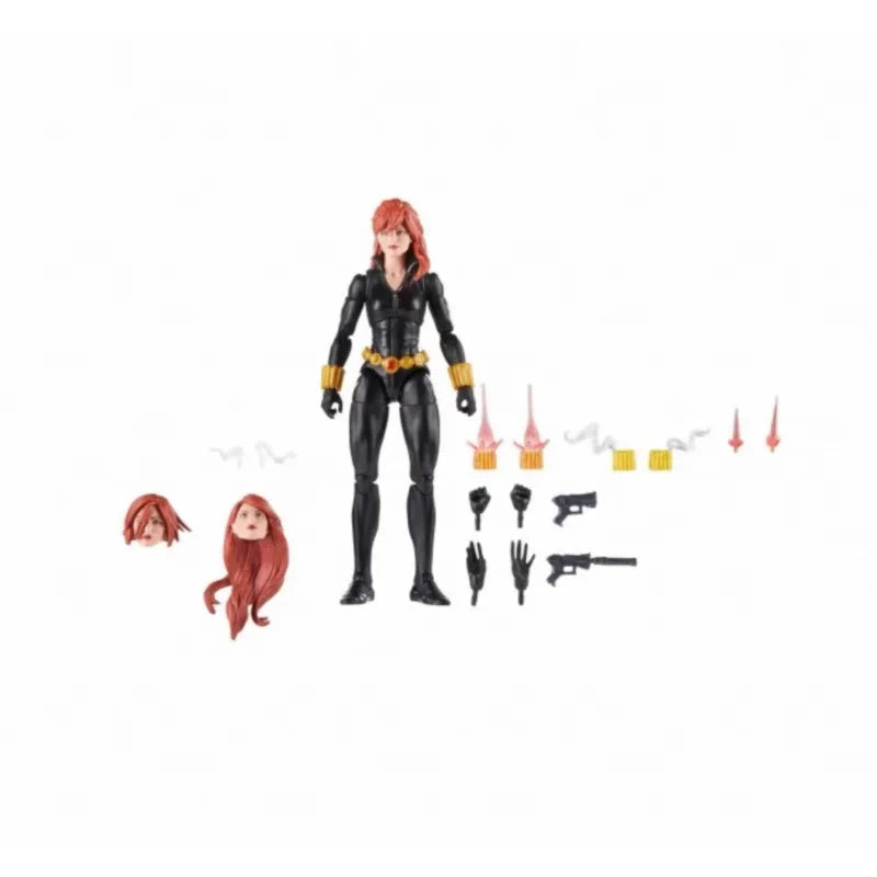 Original Hasbro Marvel Legends Series BLACK WIDOW Anime Figure Toy Collection Model