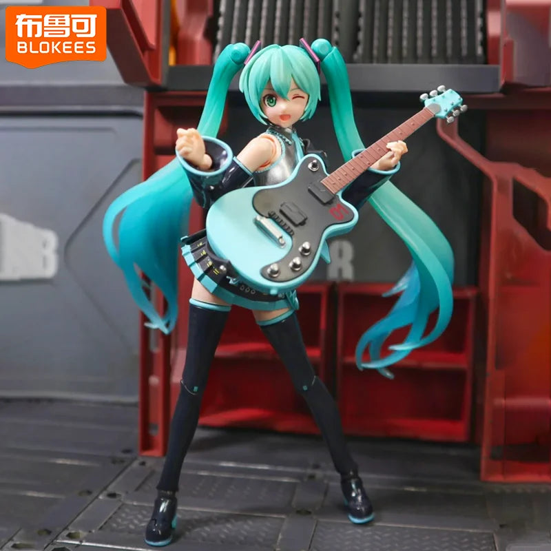 Оригинални Blokees Hatsune Miku екшън фигурка монтаж фигурка Singer MIKU анимационни аниме фигурки играчка PVC играчки кукла колекция подарък