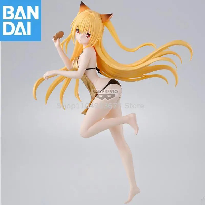 Bandai To Love Ru Darkness Glitter Glamours Momo Belia Deviluke Lala Satalin Deviluke PVC Figure Model Collector Figurine Toys