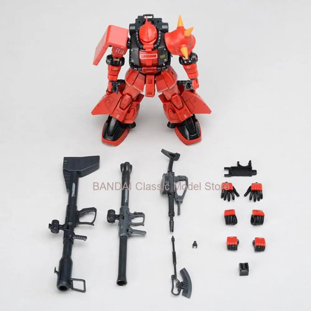 Bandai Gundam MS-06R-2 Zaku2 High Mobility Type Action Figures J.Ridden's Use Mobile Suit Variations Zaku Plastic Model Kit