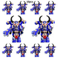 Warhammer 40k Chaos Space Marine Action Figure - Black Legion, Green Eye Lens, Spiked Armor, Combi-Bolter, Collectible Miniature
