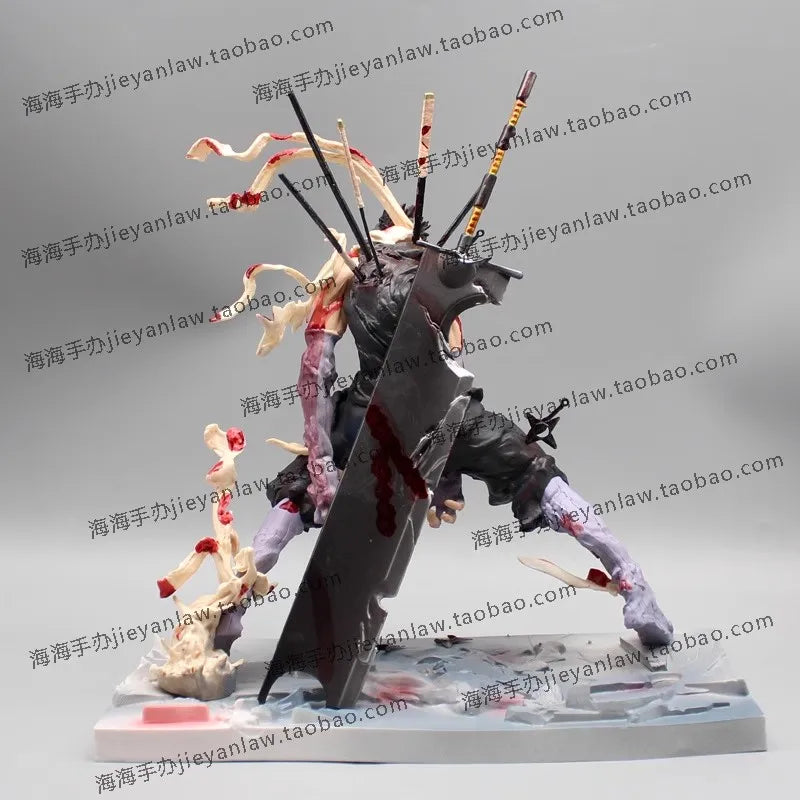 24см Наруто Фигурка GK Момочи Забуза Екшън Фигурки Наркоман Аниме PVC Модел Колекция Орнаменти Играчки Декорация на плота Подаръци