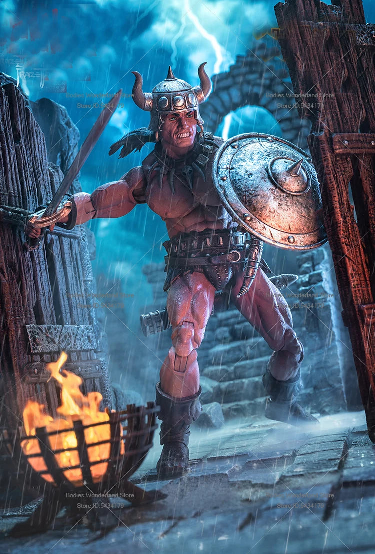 In Stock 1/12 Scale Barbarian Soldier Warrior Frazetta Girls Series 6Inch Action Figure Doll Collection