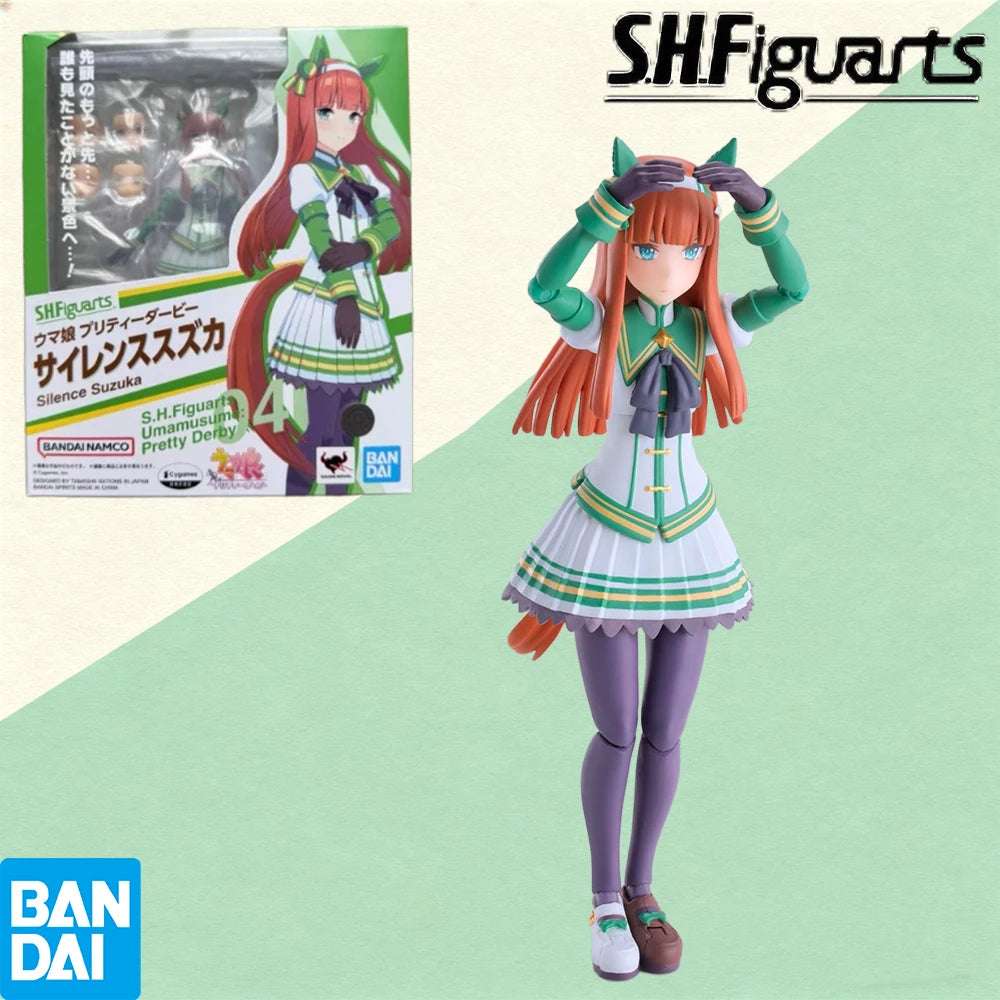 100% Authentic In Stock Bandai S.H.Figuarts Uma Musume: Pretty Derby Representative Chimei & Tokai Teio Collectible Model toy
