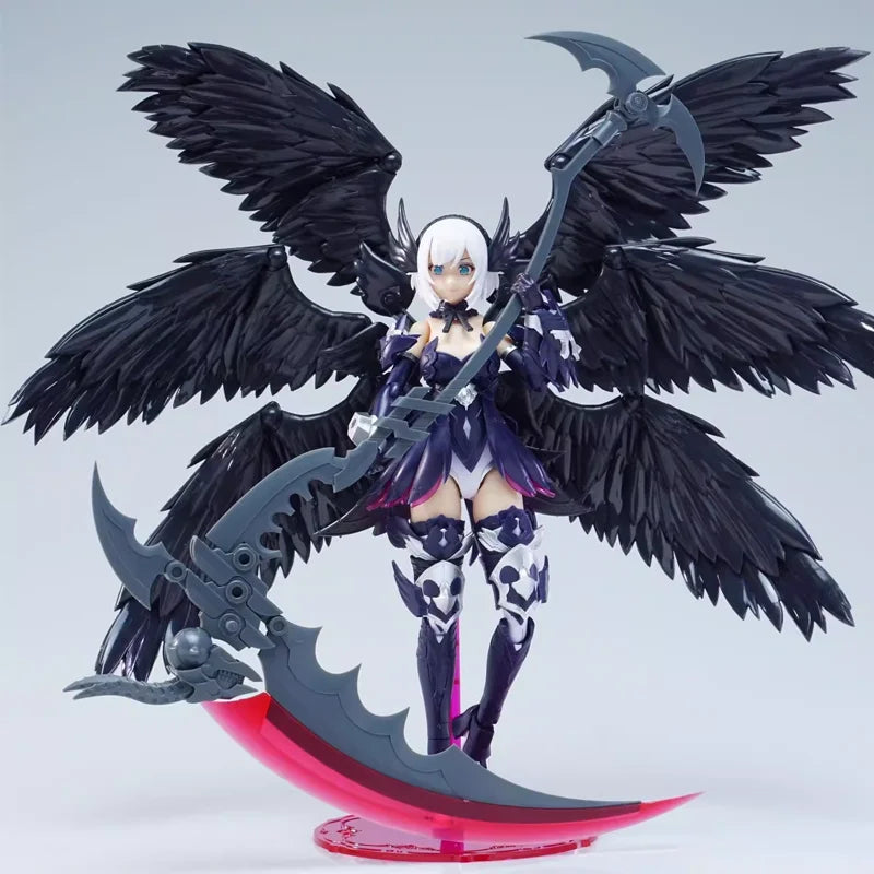 Feathery Six-Winged Little Angel Dual Body Units Acrylic Bonus Edition Interchangeable Faces Assembly Model  Action Figure Model