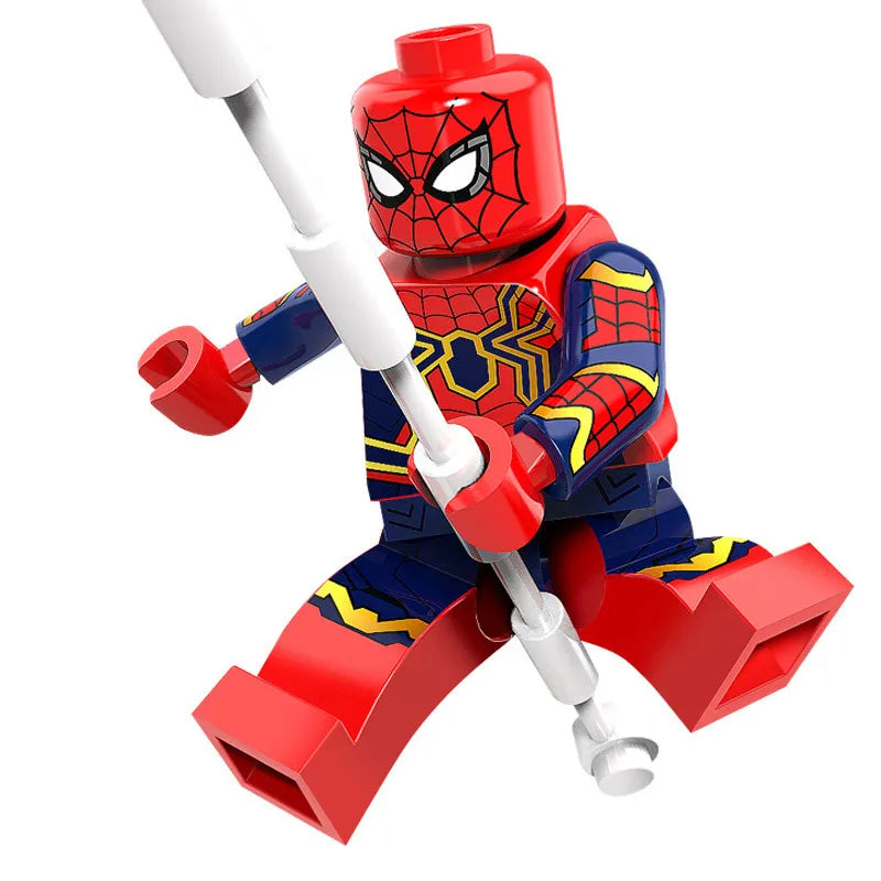 Hot 5cm Marvel Spider-Man Venom Green Goblin Building Block Figures Assembleable Figure Desktop Ornament Decorations Best Gifts