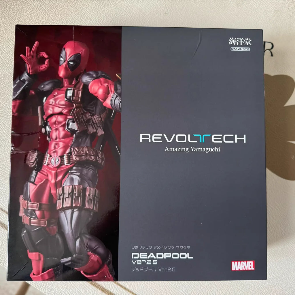 In Stock Originate KAIYODO Deadpool 2.5 Revoltech AMAZING YAMAGUCHI Wade Winston Wilson Action Figures Model Toys grey Deadpool
